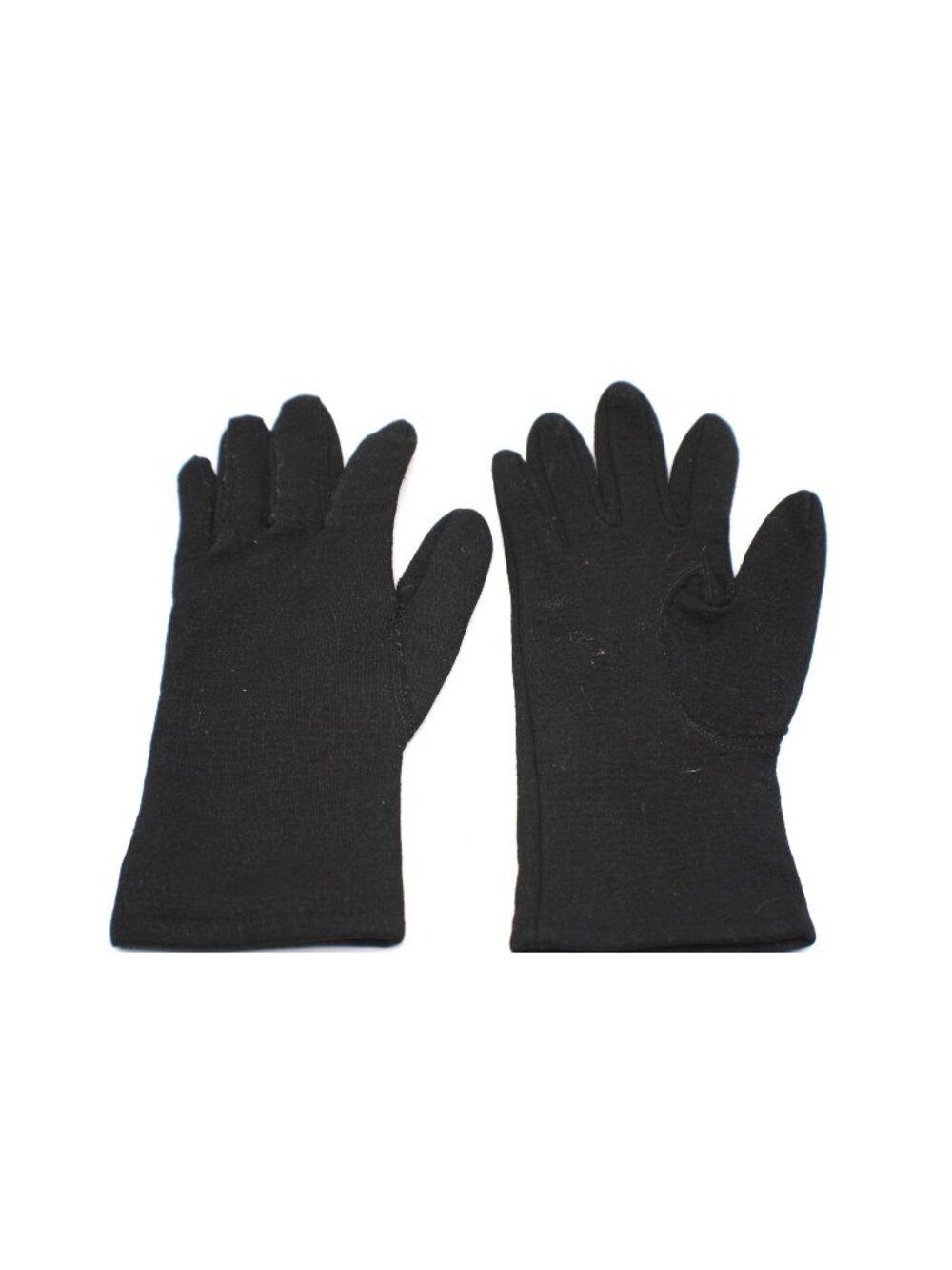 Black Fleece Wool Underlay Baselayer Gloves Winter Stretchy Snug Extra Warm OSFM